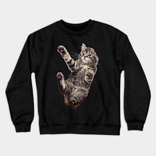 Catzilla Cat Devastation Crewneck Sweatshirt